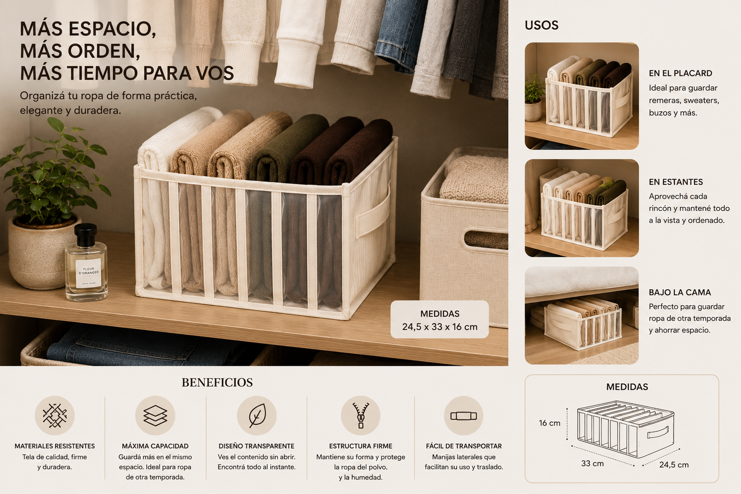 Organizador Capri 8 Divisones